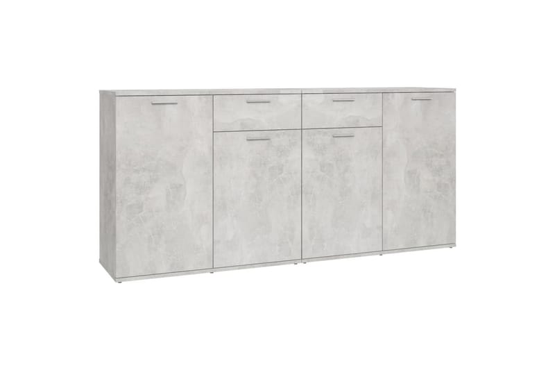 Senkki betoninharmaa 160x36x75 cm lastulevy - Säilytys - Säilytyskalusteet - Senkki