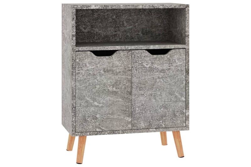 Senkki betoninharmaa 60x30x72 cm lastulevy - Harmaa - Säilytys - Säilytyskalusteet - Senkki