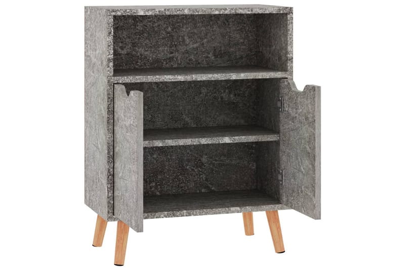 Senkki betoninharmaa 60x30x72 cm lastulevy - Harmaa - Säilytys - Säilytyskalusteet - Senkki