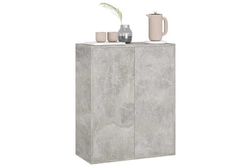 Senkki betoninharmaa 60x30x75 cm lastulevy - Harmaa - Säilytys - Säilytyskalusteet - Senkki
