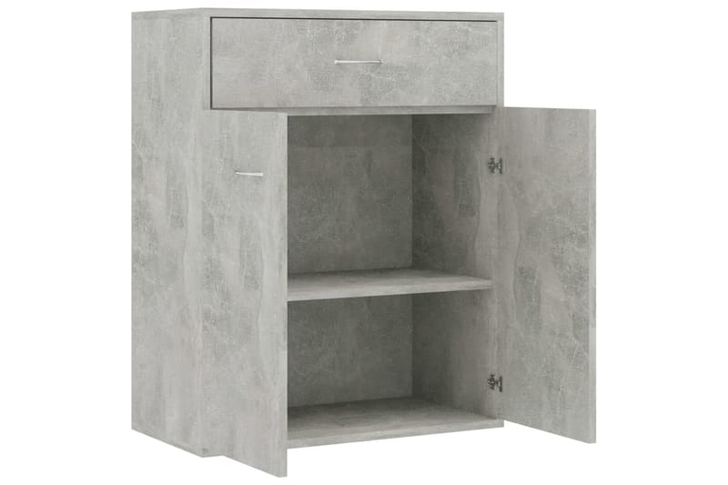 Senkki betoninharmaa 60x30x75 cm lastulevy - Harmaa - Säilytys - Säilytyskalusteet - Senkki