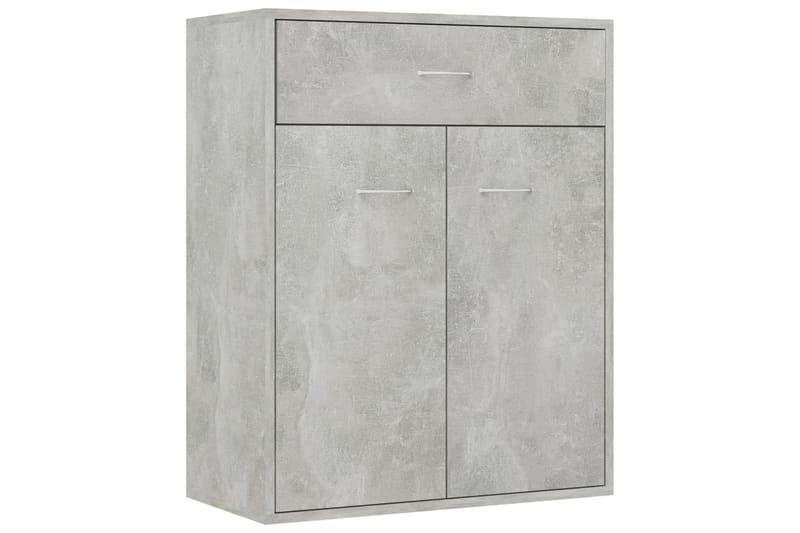 Senkki betoninharmaa 60x30x75 cm lastulevy - Harmaa - Säilytys - Säilytyskalusteet - Senkki