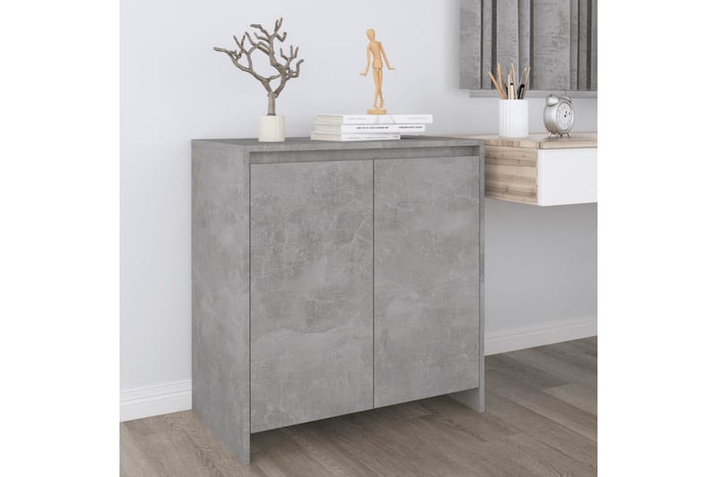 Senkki betoninharmaa 70x40x73,5 cm lastulevy - Harmaa - Säilytys - Säilytyskalusteet - Senkki
