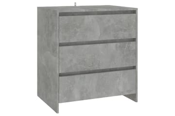 Senkki betoninharmaa 70x41x75 cm lastulevy - Harmaa - Säilytys - Säilytyskalusteet - Senkki