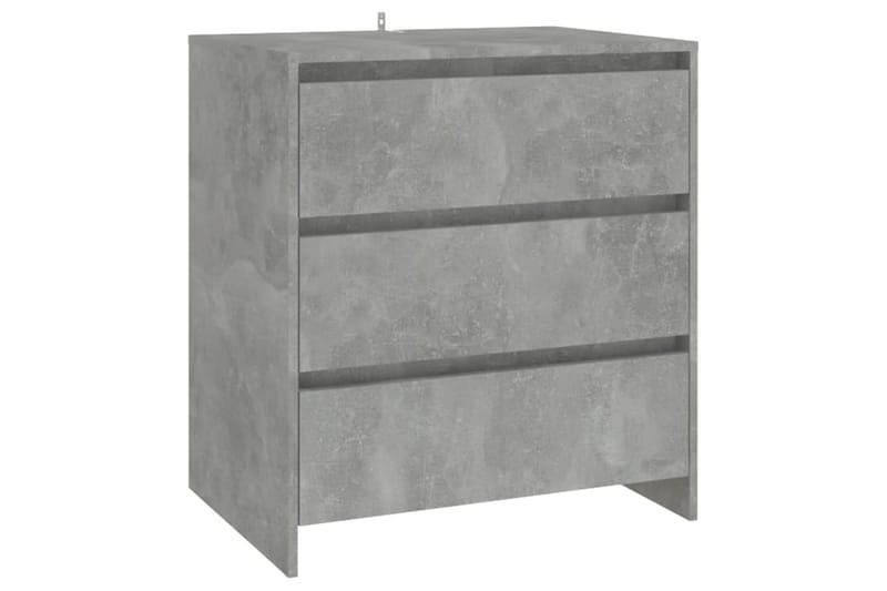 Senkki betoninharmaa 70x41x75 cm lastulevy - Harmaa - Säilytys - Säilytyskalusteet - Senkki