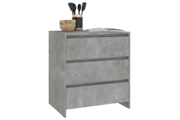 Senkki betoninharmaa 70x41x75 cm lastulevy - Harmaa - Säilytys - Säilytyskalusteet - Senkki