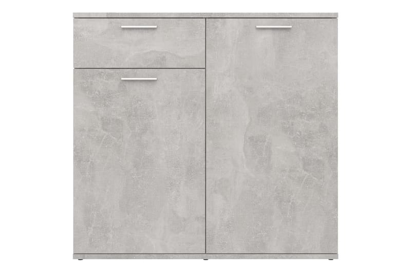 Senkki betoninharmaa 80x36x75 cm lastulevy - Säilytys - Säilytyskalusteet - Senkki