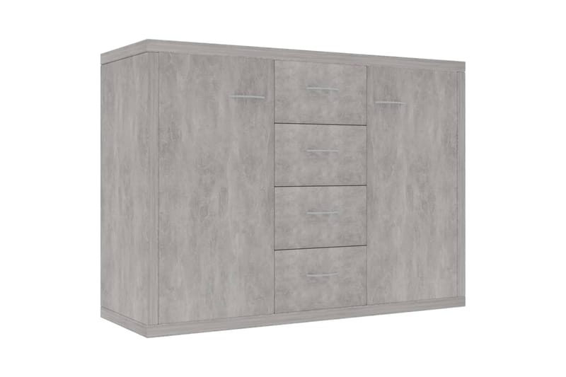 Senkki betoninharmaa 88x30x65 cm lastulevy - Harmaa - Säilytys - Säilytyskalusteet - Senkki