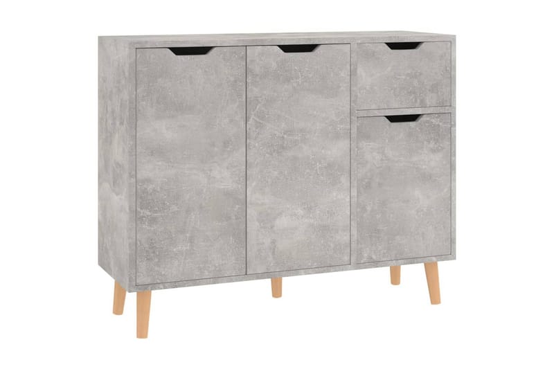 Senkki betoninharmaa 90x30x72 cm lastulevy - Harmaa - Säilytys - Säilytyskalusteet - Senkki