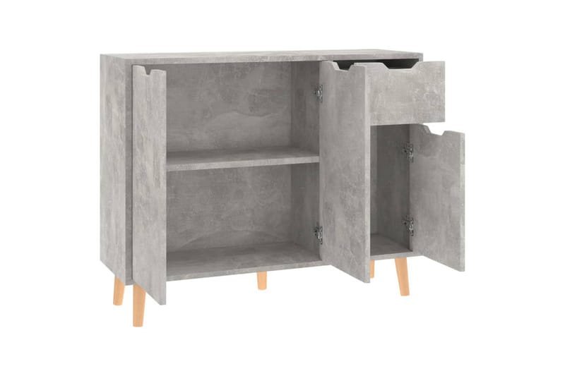 Senkki betoninharmaa 90x30x72 cm lastulevy - Harmaa - Säilytys - Säilytyskalusteet - Senkki