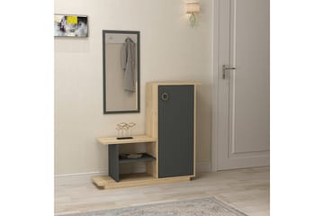 Senkki Blei 80 cm - Luonnonvärinen/Antrasiitti - Säilytys - Säilytyskalusteet - Senkki