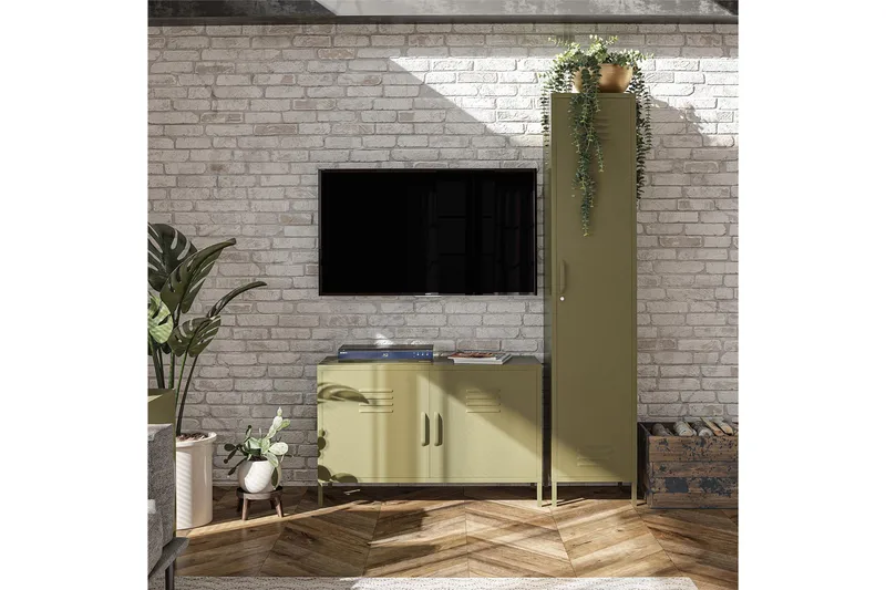 Senkki Bradford 100x40 cm Vihreä - Dorel Home - Säilytys - Säilytyskalusteet - Senkki