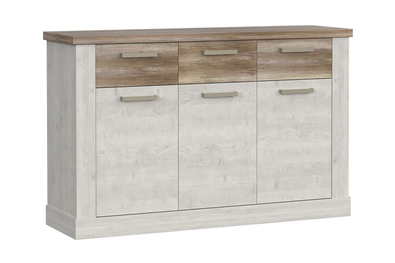 Senkki Breage 41x141 cm - Ruskea | Valkoinen - Säilytys - Säilytyskalusteet - Senkki