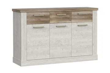 Senkki Breage 41x141 cm - Ruskea | Valkoinen - Säilytys - Säilytyskalusteet - Senkki