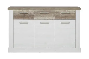 Senkki Breage 41x141 cm - Ruskea | Valkoinen - Säilytys - Säilytyskalusteet - Senkki