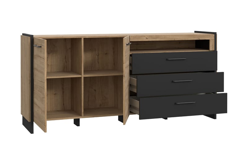 Senkki Chepelare 41x187 cm - Ruskea/Musta - Säilytys - Säilytyskalusteet - Senkki