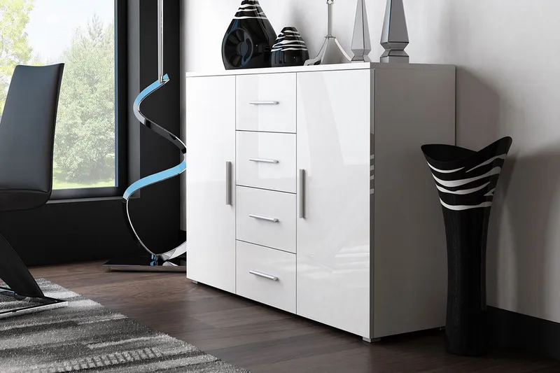 Senkki Cotner - Valkoinen - Säilytys - Säilytyskalusteet - Senkki