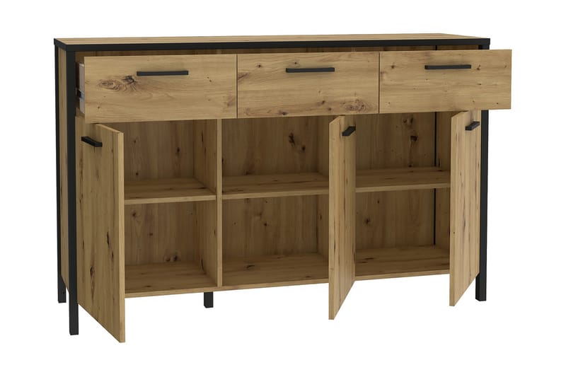 Senkki Dospat 40x140 cm - Ruskea/Musta - Säilytys - Säilytyskalusteet - Senkki