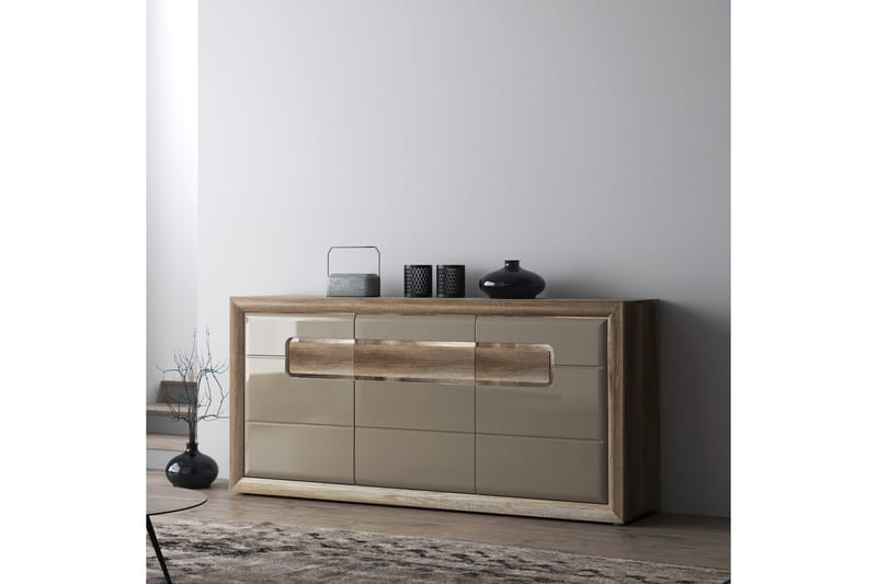 Senkki Edirne 41x194 cm - Beige/Ruskea - Säilytys - Säilytyskalusteet - Senkki