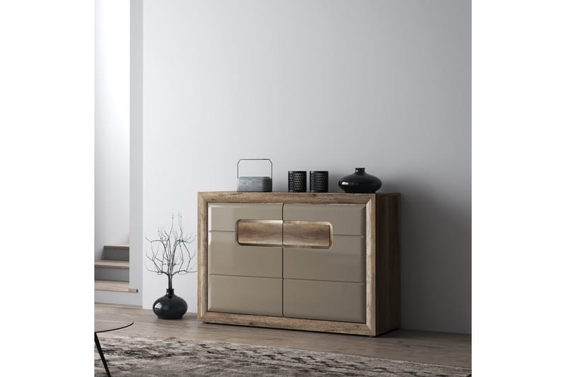 Senkki Edirne 44x134 cm - Beige/Ruskea - Säilytys - Säilytyskalusteet - Senkki
