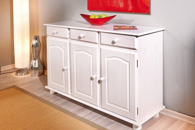 Senkki Ejder 130 cm - Valkoinen - Säilytys - Säilytyskalusteet - Senkki