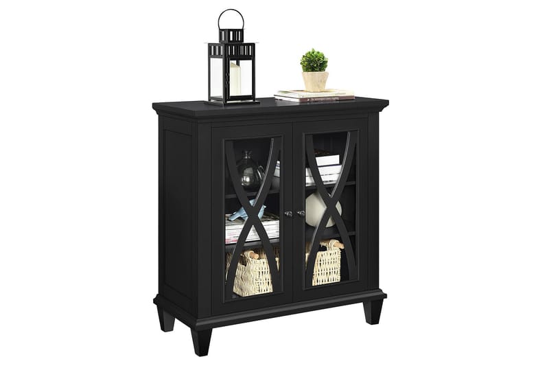 Senkki Ellington 80x38 cm Musta - Dorel Home - Säilytys - Säilytyskalusteet - Senkki