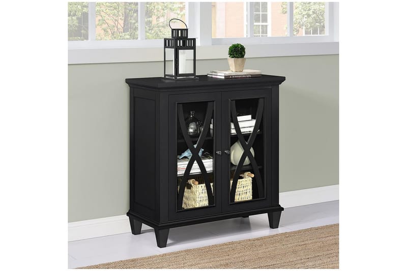 Senkki Ellington 80x38 cm Musta - Dorel Home - Säilytys - Säilytyskalusteet - Senkki