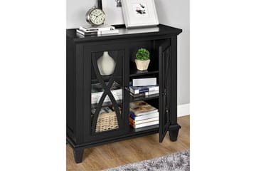 Senkki Ellington 80x38 cm Musta - Dorel Home - Säilytys - Säilytyskalusteet - Senkki