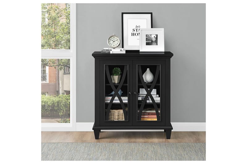 Senkki Ellington 80x38 cm Musta - Dorel Home - Säilytys - Säilytyskalusteet - Senkki