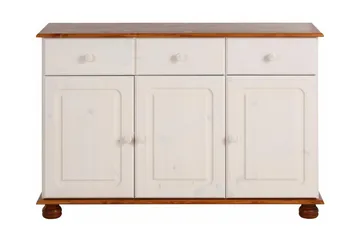 Senkki Estinne 118 cm - Valkoinen/Ruskea - Säilytys - Säilytyskalusteet - Senkki