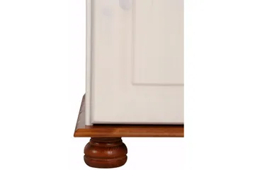 Senkki Estinne 118 cm - Valkoinen/Ruskea - Säilytys - Säilytyskalusteet - Senkki