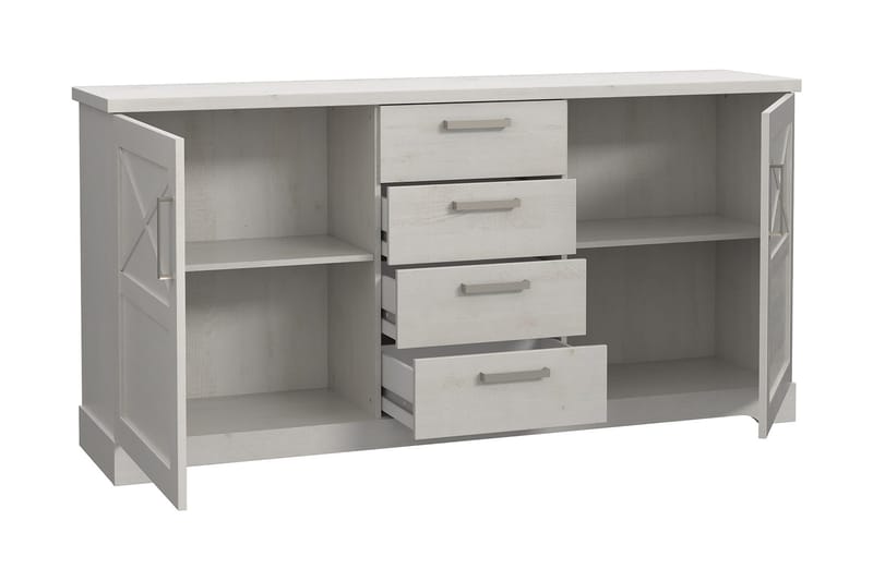 Senkki Feres 42x183 cm - Valkoinen - Säilytys - Säilytyskalusteet - Senkki