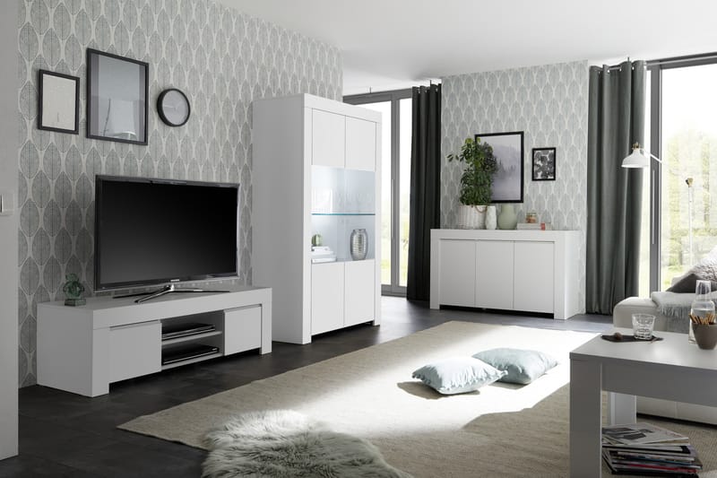 Senkki Firenze 138 cm - Valkoinen - Säilytys - Säilytyskalusteet - Senkki