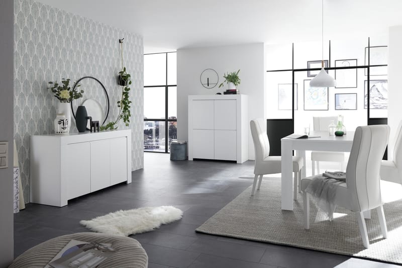 Senkki Firenze 138 cm - Valkoinen - Säilytys - Säilytyskalusteet - Senkki