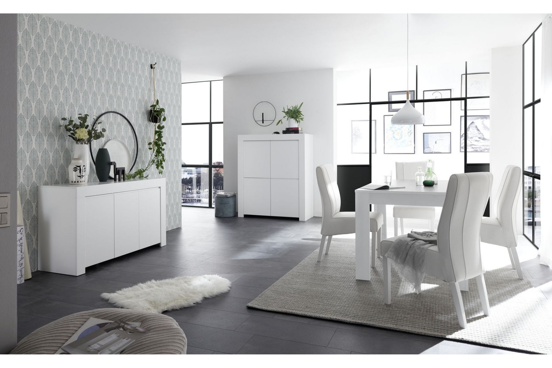 Senkki Firenze 138 cm - Valkoinen - Säilytys - Säilytyskalusteet - Senkki