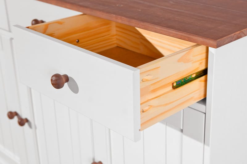 Senkki Gambier 130 cm - Valkoinen/L.väri - Säilytys - Säilytyskalusteet - Senkki