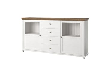 Senkki Getafez 42x181 cm - Valkoinen/Luonnonväri - Säilytys - Säilytyskalusteet - Senkki