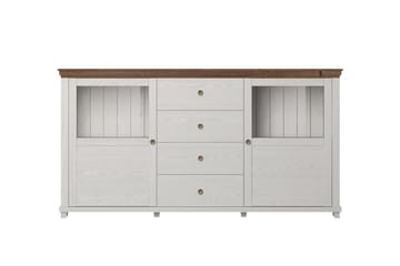 Senkki Getafez 42x181 cm - Valkoinen/Luonnonväri - Säilytys - Säilytyskalusteet - Senkki