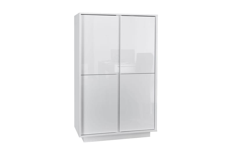Senkki Ghiaccio 92x43 cm - Valkoinen Korkeakiilto - Säilytys - Säilytyskalusteet - Senkki