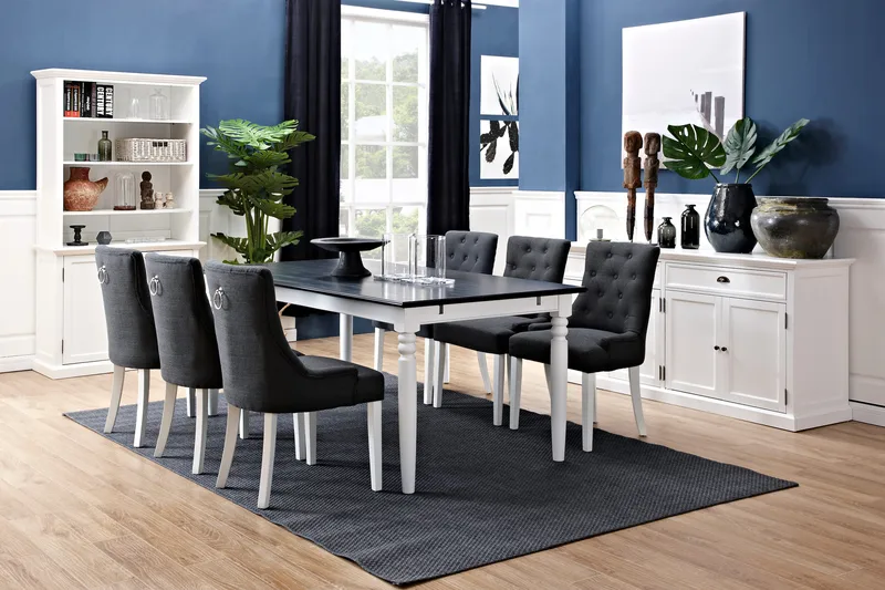 Senkki Hampton Valkoinen - 4 Kaapilla 2 Laatikolla - Säilytys - Säilytyskalusteet - Senkki