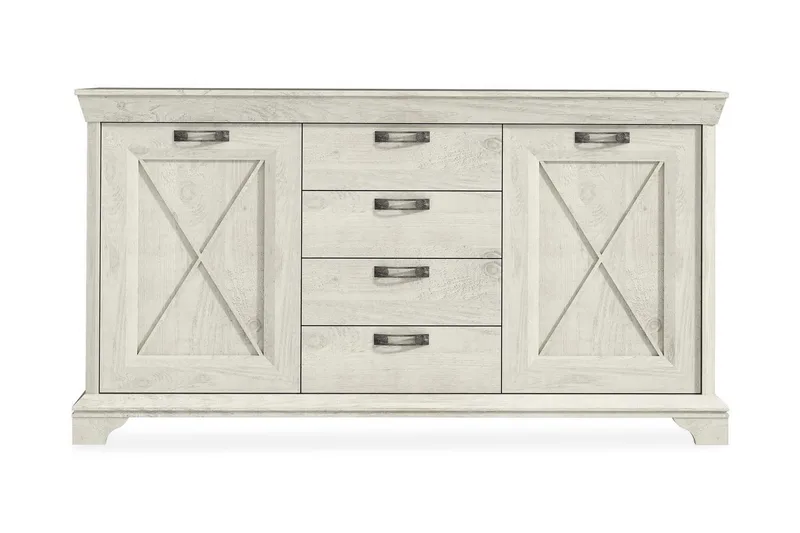 Senkki Hareholme 178 cm - Valkoinen - Säilytys - Säilytyskalusteet - Senkki