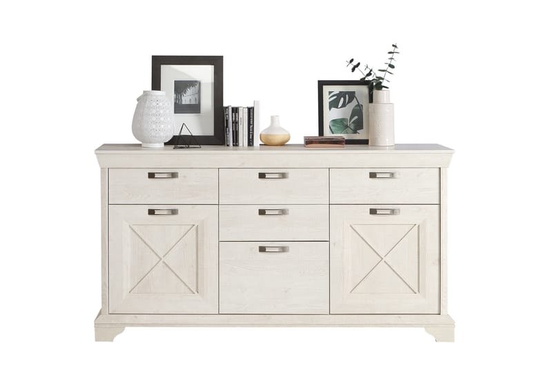 Senkki Hareholme 178 cm - Valkoinen - Säilytys - Säilytyskalusteet - Senkki