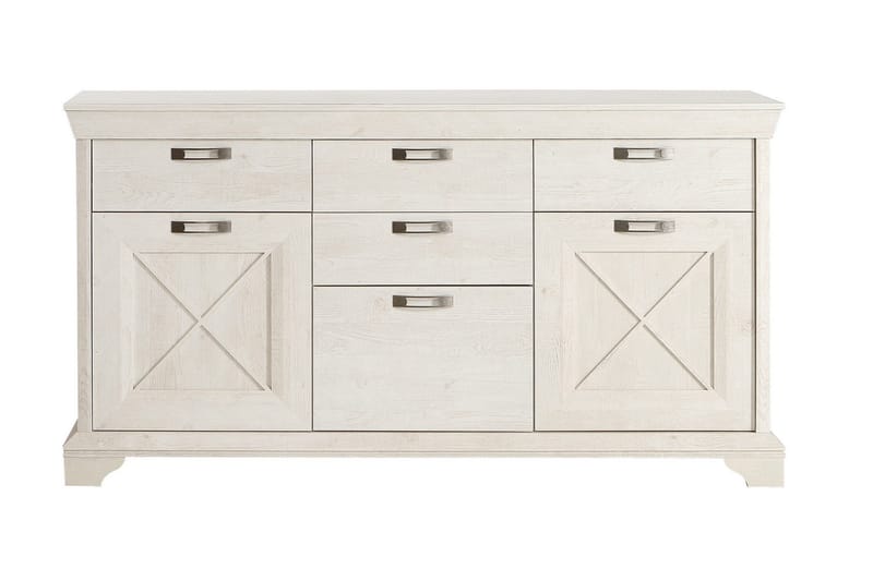 Senkki Hareholme 178 cm - Valkoinen - Säilytys - Säilytyskalusteet - Senkki