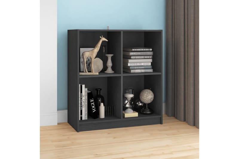 Senkki harmaa 70x33x76 cm täysi mänty - Harmaa - Säilytys - Säilytyskalusteet - Senkki