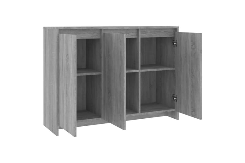 Senkki harmaa Sonoma 102x33x75 cm lastulevy - Harmaa - Säilytys - Säilytyskalusteet - Senkki