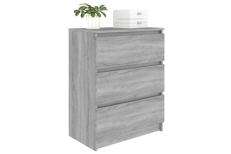Senkki harmaa Sonoma 60x35x76 cm tekninen puu - Harmaa - Säilytys - Säilytyskalusteet - Senkki