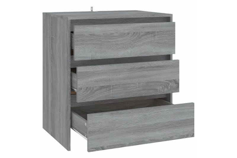 Senkki harmaa Sonoma-tammi 70x41x75 cm lastulevy - Harmaa - Säilytys - Säilytyskalusteet - Senkki