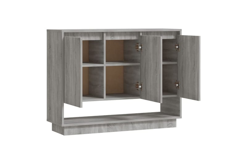 Senkki harmaa Sonoma-tammi 97x31x75 cm lastulevy - Harmaa - Säilytys - Säilytyskalusteet - Senkki