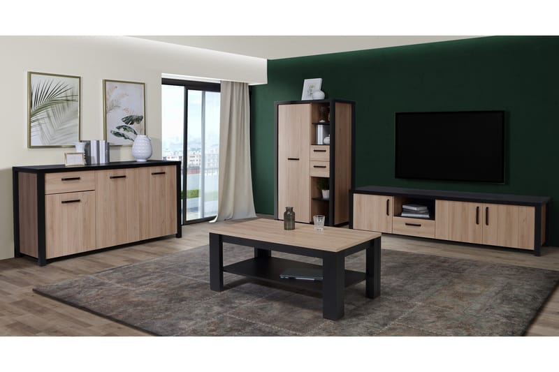 Senkki Havdar 52x160 cm - Ruskea/Musta - Säilytys - Säilytyskalusteet - Senkki