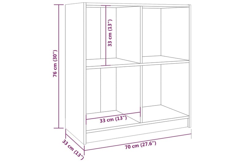 Senkki hunajanruskea 70x33x76 cm täysi mänty - Ruskea - Senkki